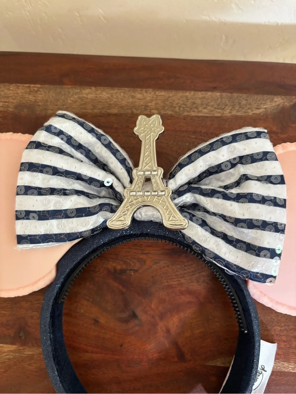 Disney Pink macaroon Minnie Ears Headband